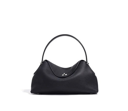 Genuine Grade Cow Leather Fashion Women's Black Handbag Luxury Deisgner Cowhide Shoulder Crossbody Female Bag Beige Coffe Brown