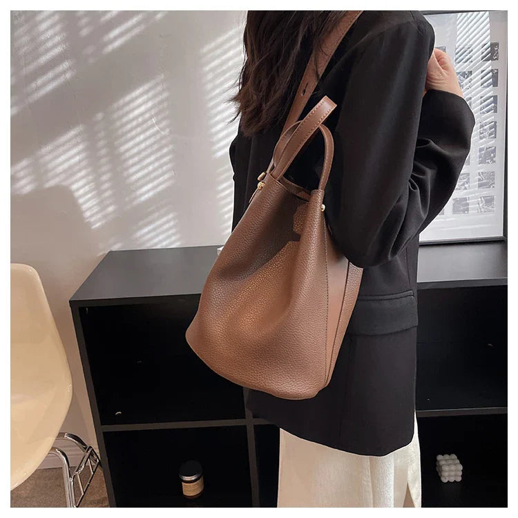 Fashion Trending Brand Luxury Designer Women Bags Female Handbags Solid Bucket Bag For Women 2026 Crossbody Shoulder Bags Totes