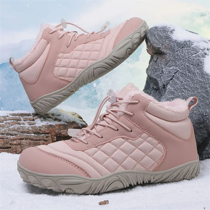 New Winter Booties Outdoor Waterproof Barefoot Boots For Men Ankle Boots Plush Warm Snow Shoes Non-slip Casual Sneakers Big Size