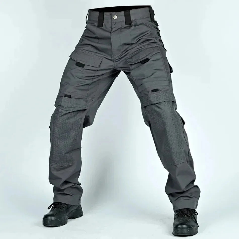 New Men Tactical Pants Quick Drying Multi-Pocket Cargo Pants Casual Tactical Trousers Wear-Resistant Work Traning Pant Loose