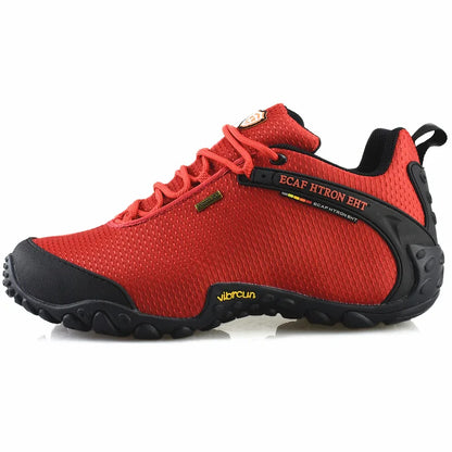 Mens Outdoor Mountain Climbing Shoes Mesh Non-Slip Breathable Trekking Hiking Shoes Waterproof Camping Soft Sneakers 39-46