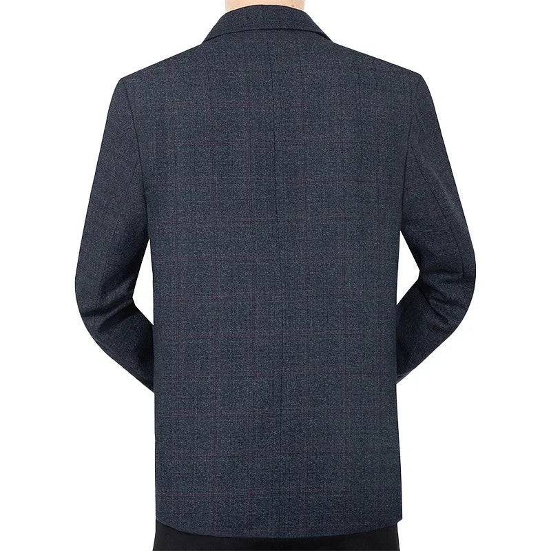 Brand Fashion Suits Blazer Mens Checked Spring Blazer for Men Stylish 2026 Autumn New in Suits Blazers Men Clothing