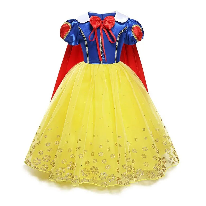 Children Costume Girl Dress Halloween Princess Cosplay Party Rapunzal Anna Elsa Birthday Clothes