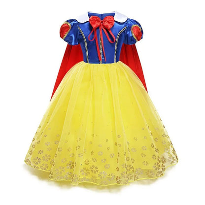Children Costume Girl Dress Halloween Princess Cosplay Party Rapunzal Anna Elsa Birthday Clothes