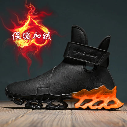 men boots 2024 New Winter Slippers Warm Men Shoes Waterproof Non-Slip Plush Sneakers Male tenis shoes Boots Men Sneakers Winter