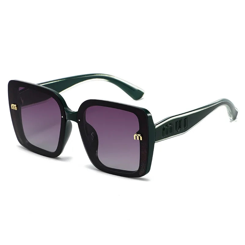 2026 New Luxury Square Sunglasses for Women Sun Glasses Oversized Frame UV400 Protection Trendy Shades for Driving Daily Wear