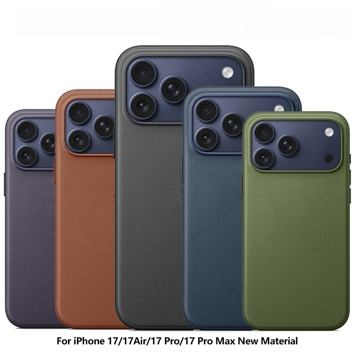 Official 1:1 High Quality Technology Woven Case for IPhone 17 Pro Max for Magsafe Wireless Charging Protect Cover Animation Case