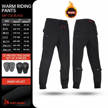 New Black Motorcycle Pants Riding Men Equipemt Summer Breathable Trousers With CE Protection Armor Wearing Gears Accessories