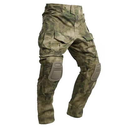 Outdoor Combat Pants +Knee Pads Tactical Cargo Pants Men Trousers Hunting Pants Camping Camo Multicam Workwear Trekking Clothes