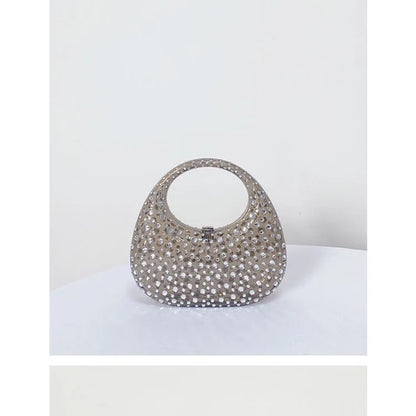 Fashion Women Diamond Handbags and Purses Transparent Acrylic Luxury Party Prom Evening Bag Casual Bling Bling Clear Clutch