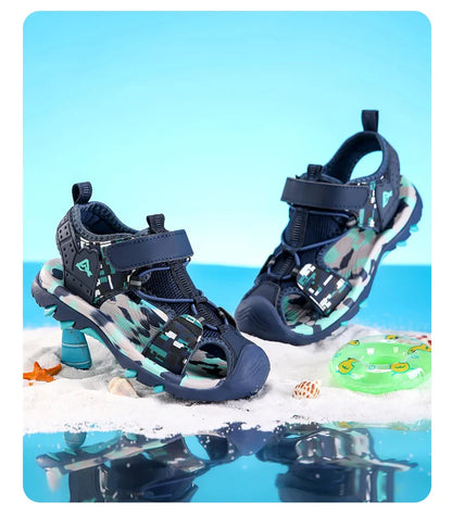 Summer Boys Sandals Casual Children Kids Outdoor Shoes Rubber School Breathable Open ToeBoy Beach Fashion Sandal