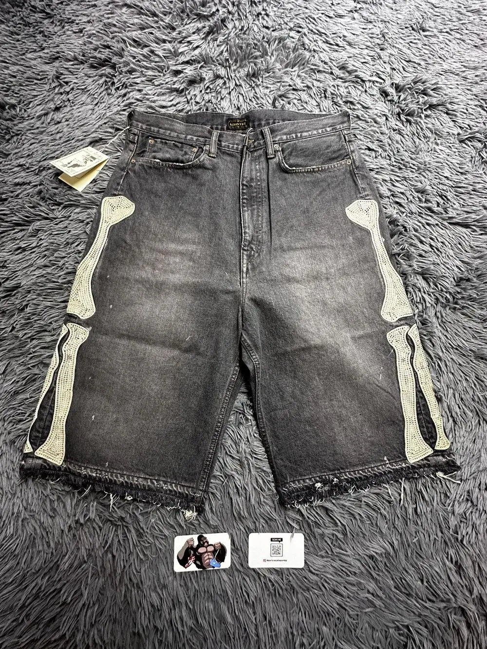 Embroidered Shorts Y2K Streetwear Man Woman Clothing Harajuku Hip Hop Baggy Denim Gym Shorts Gothic Summer Basketball Shorts