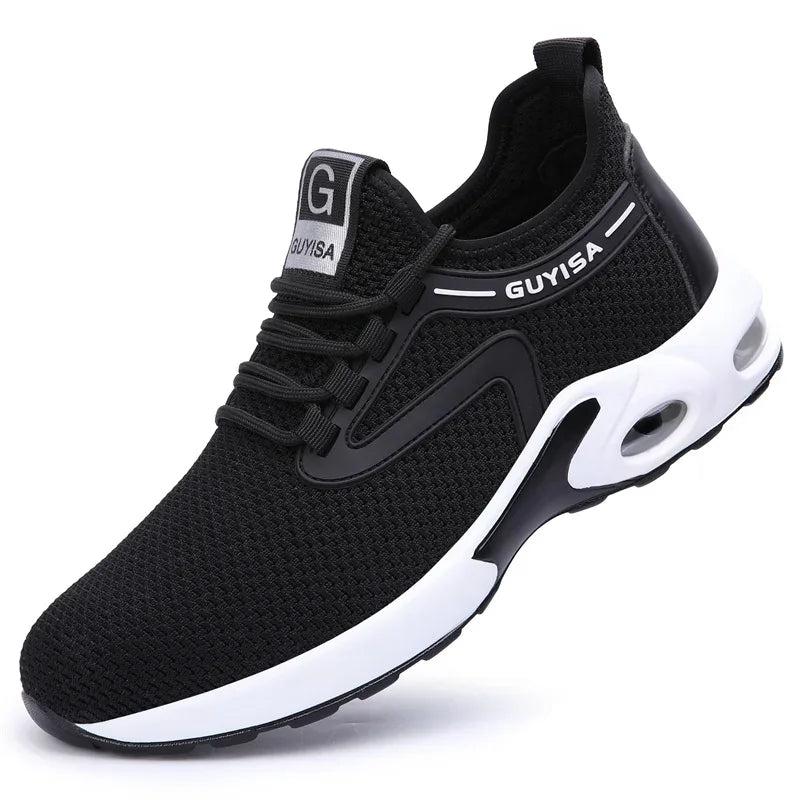 35-50 Air Cushion Working Shoes For Men Anti-Smashing Steel Toe Puncture Proof Construction Safety Shoes Sneakers Male Footwear