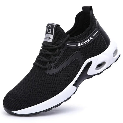 35-50 Air Cushion Working Shoes For Men Anti-Smashing Steel Toe Puncture Proof Construction Safety Shoes Sneakers Male Footwear