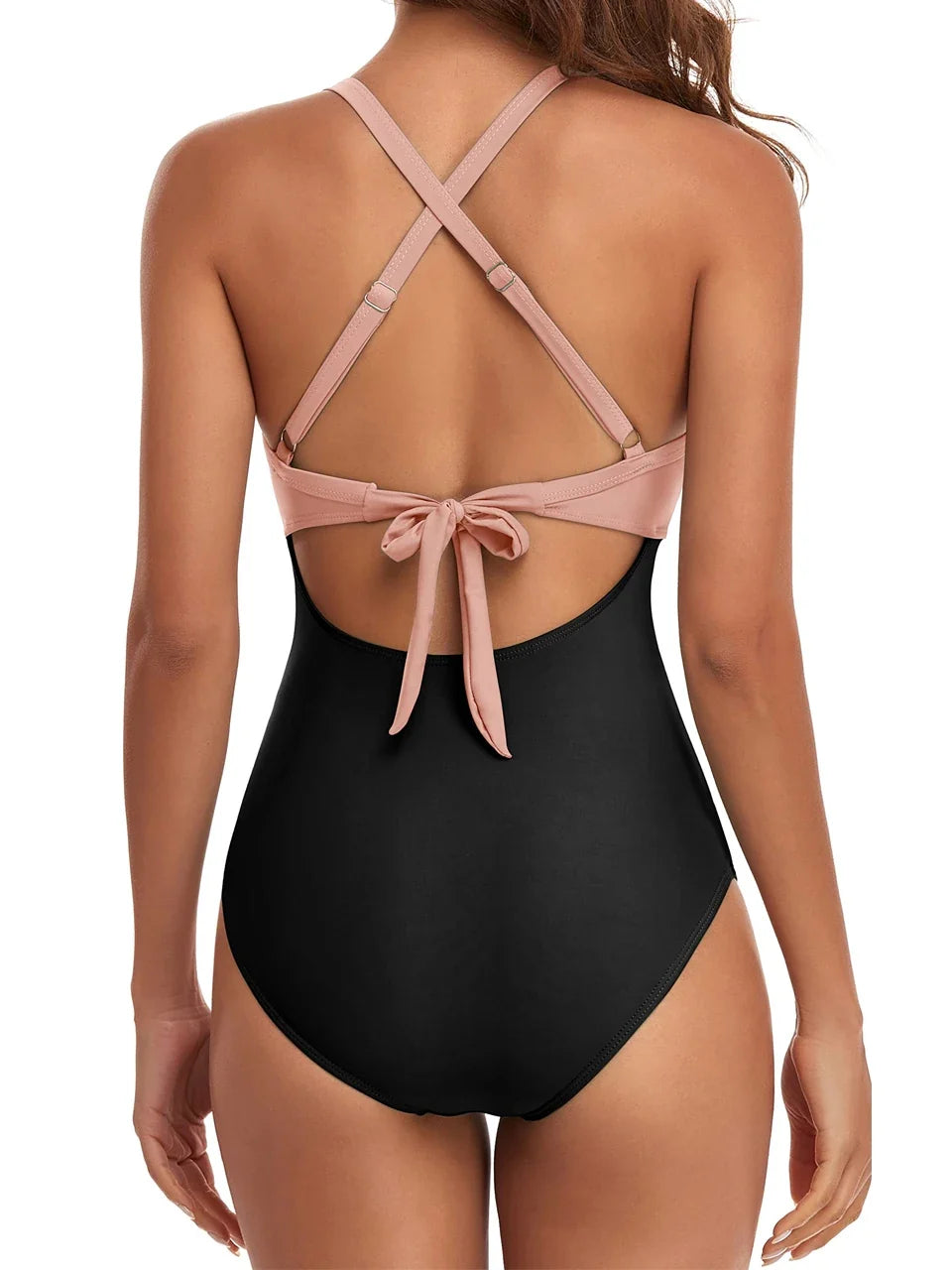 2026 Plain Ruched Swimsuit Women One Piece Solid Swimwear Female Beachwear Bathers Bathing Swimming Swim Bodysuit Summer