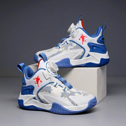 New Children's Basketball Shoes Mesh Breathable Sports Shoes For Teenagers Non-Slip Wear-Resistant Basketball Sneakers Kids