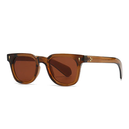 2026 Luxury Square Men Wmen Sunglasses Fashion Gradient Driving Shades Eyewear Vintage Green Trendy Rivets Sun Glasses UV400