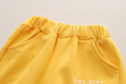 New Spring Autumn Baby Boys Clothes Suit Children Girls Fashion T-Shirt Pants 2Pcs/Sets Toddler Casual Costume Kids Tracksuits