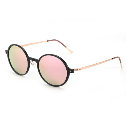 Nylon Titanium Sunglasses Men Retro Small Round Driving Polarized Sun Glasses for Women Mirrored UV400 Shades Eyewear