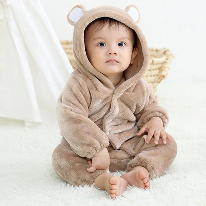Cute Monkey Tiger Dinosaur Cosplay Costumes Boys Girls Toddler Animal Jumpsuit Baby Rompers Infant Clothes Pyjamas Kids Kigurumi