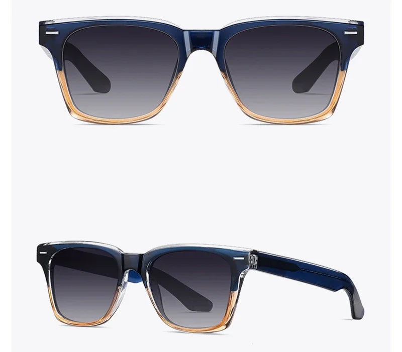 2026 New Fashion square polarized Unisex Sunglasses men women acetate Frame uv400 Sun Glasses