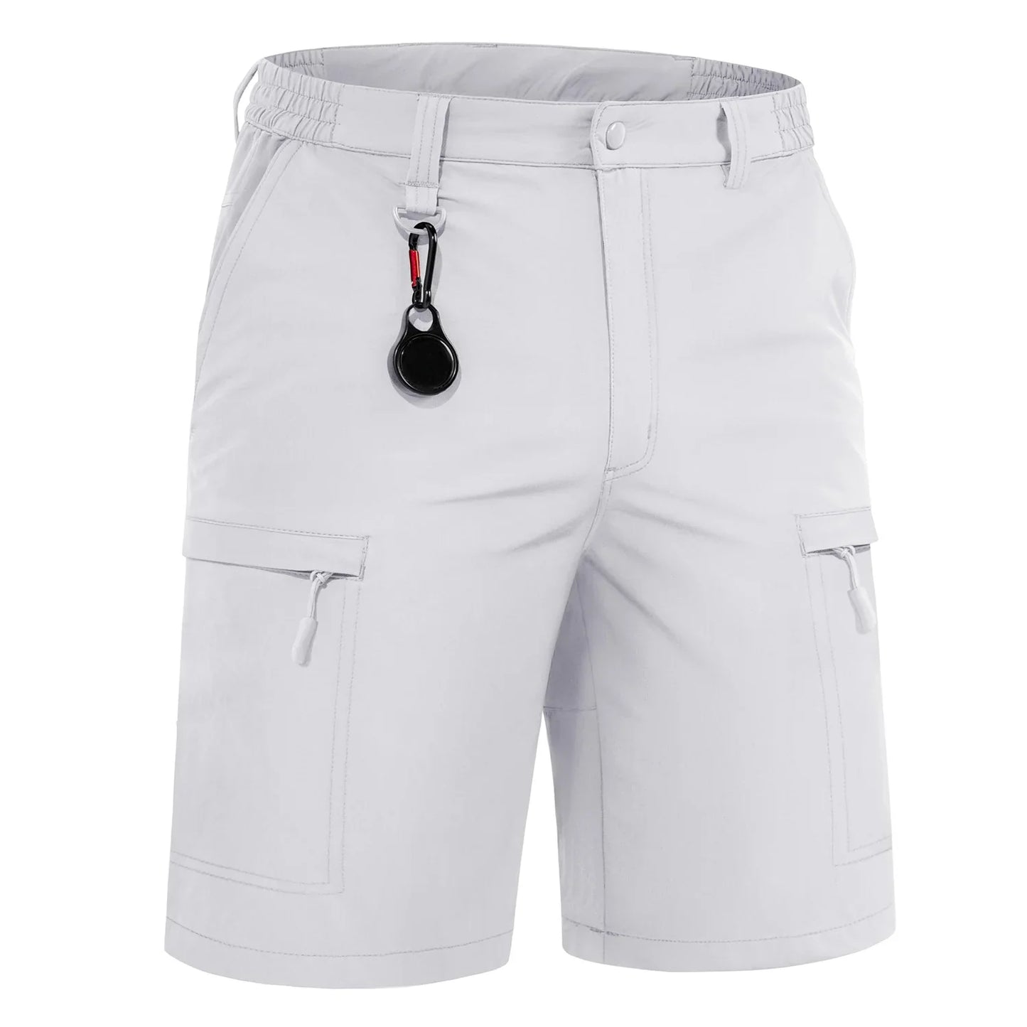 Summer Moisture Wicking Casual Shorts Mens Cargo Work Shorts Running Jogging Sports Bottoms Nylon Rip-Stop Short Pants