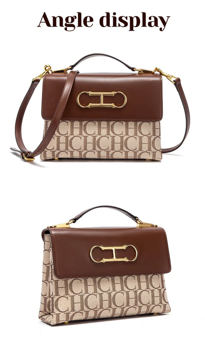 Women's Classic Retro Fashion Shoulder Bag Versatile Business Commuting Handbag 2025 Letter Design