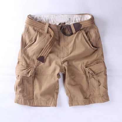 Cargo Short Men 2024 Fashion Luxury Brand Designer Summer Quality Breeches Bermuda Male Cotton Multi Pocket Retro Casual Shorts
