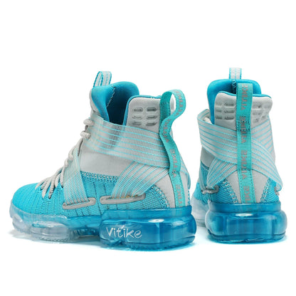 Kids Basketball Shoes High-top Sports Shoes Sneakers Durable Lace-up Non-Slip Running Shoes Secure for Little Kids Big Kids and
