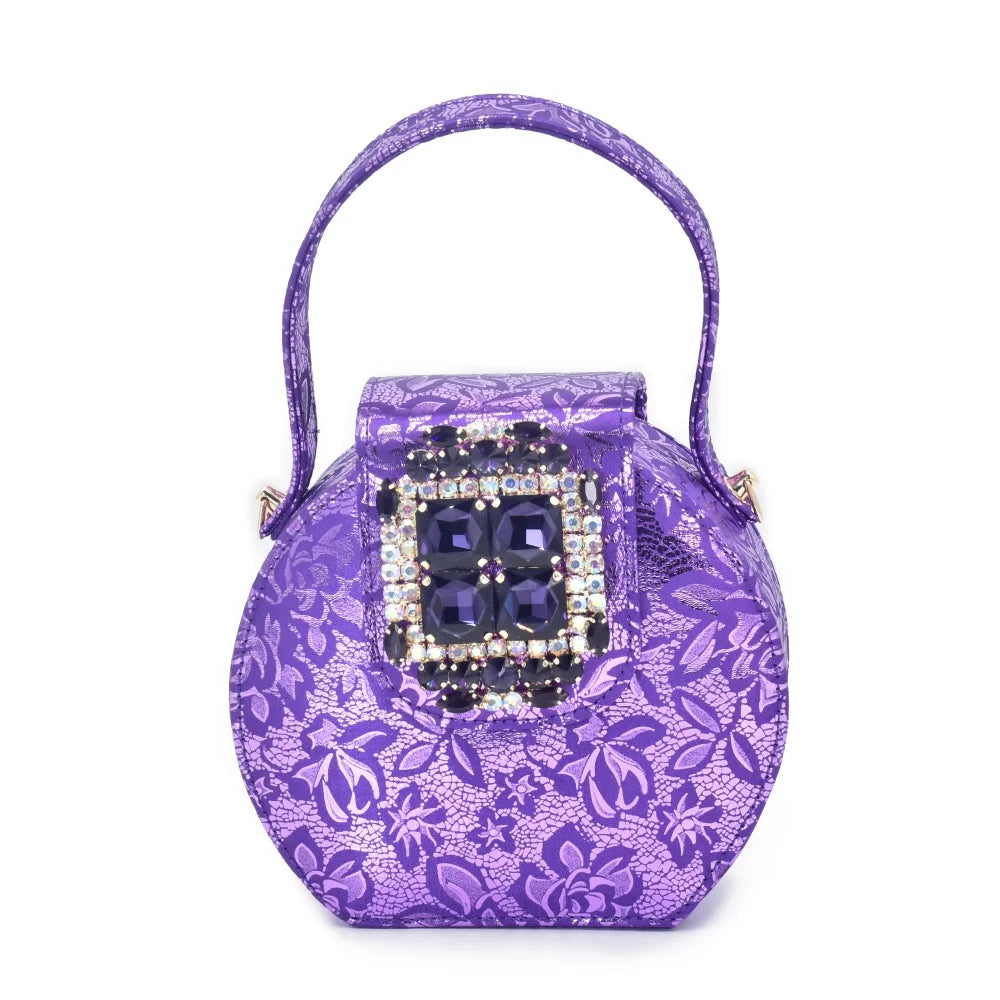 New Arrival Nigeria Italian Shoes and Matching Bags with Rhinestone Matching Shoes and Bags Sets for Women Crystal Women Pumps
