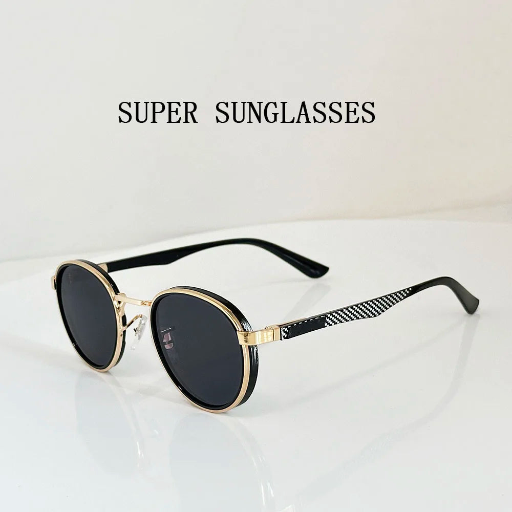 Fashion Oval Sunglasses For Men Luxury Retro Glasses Vintage Sunglasses Women Trendy And Fashionable Gafas De Sol Hombre Okulary