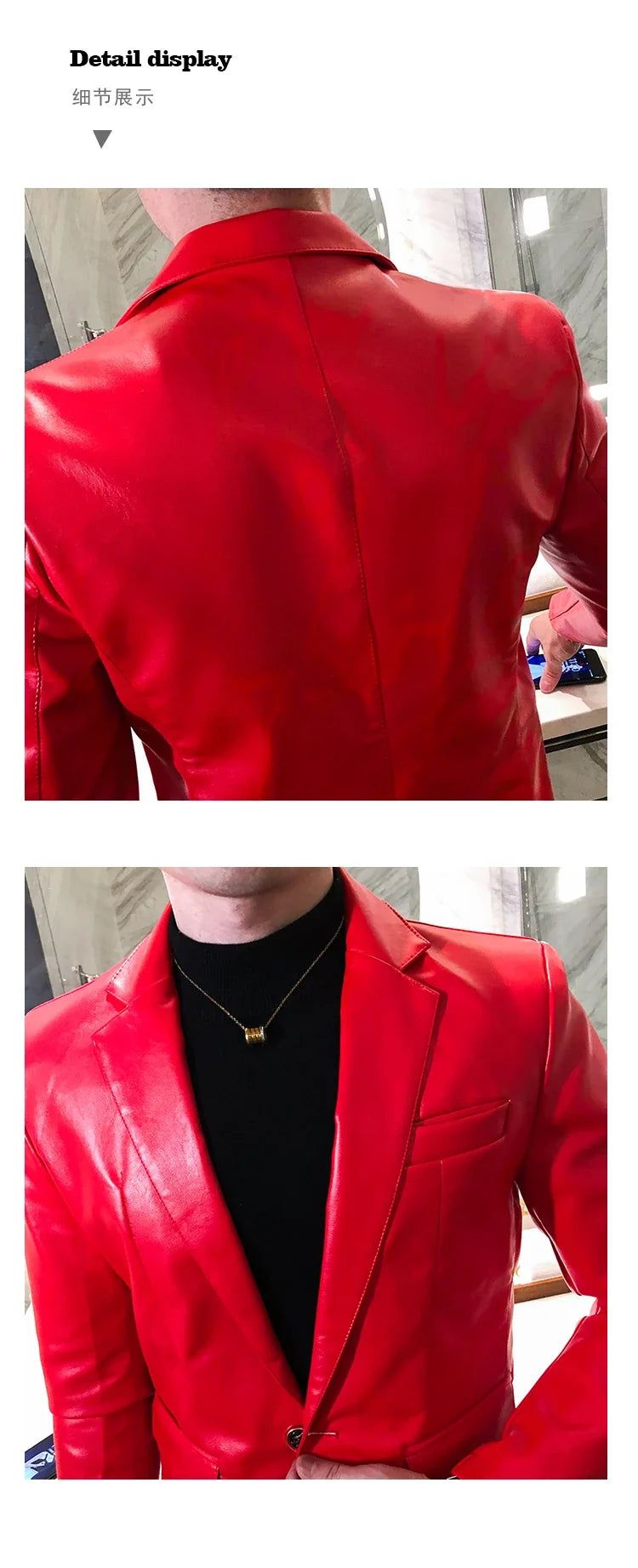 2022 Autumn Leather Jacket Men Slim fit Casual Business Blazer Masculino Solid Color Street Wear Social PU Coat Costume Homme