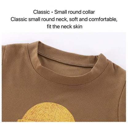 1Set Boys Girls Leisure Set Fashion Cartoon Children Short Sleeve Shorts Sets Summer Kids Clothes Baby Tee+Short Pants Tracksuit