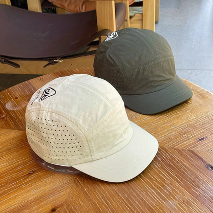 Quick Dry Short Brim Baseball Cap Men Women Lightweight Breathable 5 Panel Hat Outdoor Sports Running Cycling Camp Cap Gorras