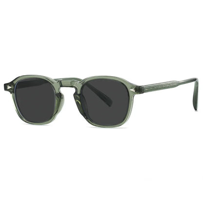 High Quality Fashion Oval Small Frame Myopia Sunglasses for Men Women Optical Prescription Gray Sunglasses Anti UV400