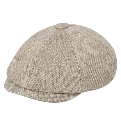 Men Retro Beret British Hats Wool Blend Vintage Herringbone Tweed Men Casual Fashion Hat Flat Keep Warm Caps Gifts