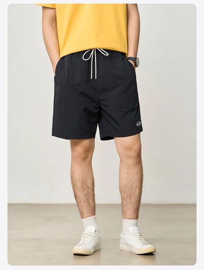 2026 Summer New Loose Fit  Lightweight 130gsm Nylon Shorts Men Essential Quick Dry Daily Wear Breathable Beach Shorts