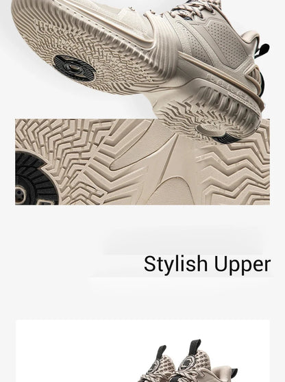 Men's BAD5 STORM 2024 WNTR Outdoor Basketball Shoes LIGHT FOAM PLUS Cushion TUFF OS Wearable LiNing Sneakers ABFU051