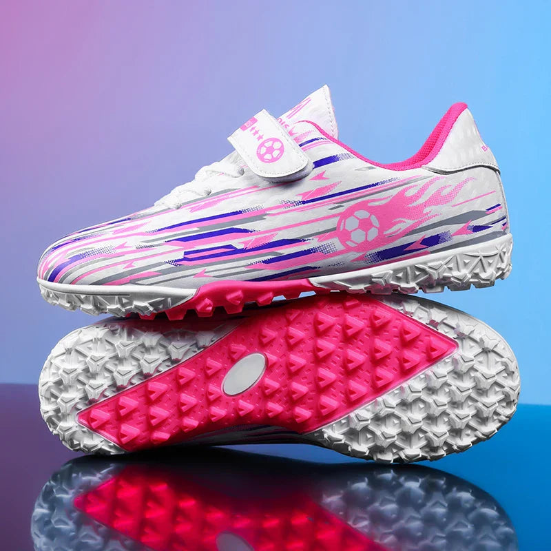 New Kids Professional Soccer Shoes Cleats TF Indoor Men Football Field Boots Original Football Society Shoes Grass Training Fast