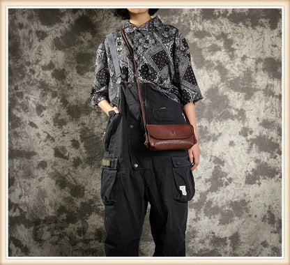 Handmade Retro Soft Cow Leather Women Bag 2026 New Simple Solid Color Shoulder Bags Leisure Ladies Small Messenger Bag