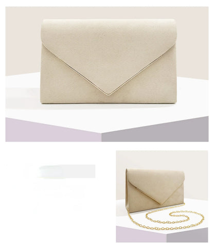Velvet Envelope Bags Women Evening Wallets High Quality Clutches Banquet Dresses Clutch Over Shoulder Bags with Chain Handbags
