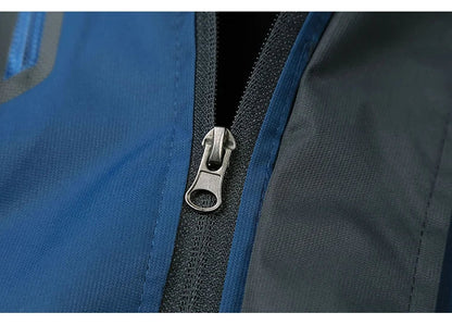 Camping Hiking Jacket Men Autumn Outdoor Sports Coats Climbing Trekking Windbreaker Travel Waterproof Jackets Black