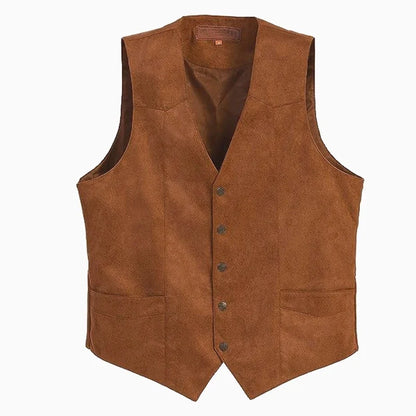 Plus Size Men's Suit Vest V-neck vest Slim Fit Casual Formal Business Dress Groomsman Outfit Retro New Waistcoat