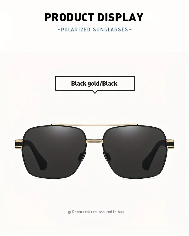 Brand Design Square Polarized Sunglasses Man Photochromic Sun Glasses Woman Anti-glare Driving Goggles Oculos zonnebril heren