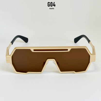 Square Steampunk Sunglasses Women 2026 One Pieces UV400 Protection Sunglass Men Brand Design Fashion Glasses Gafas De Sol Hombre
