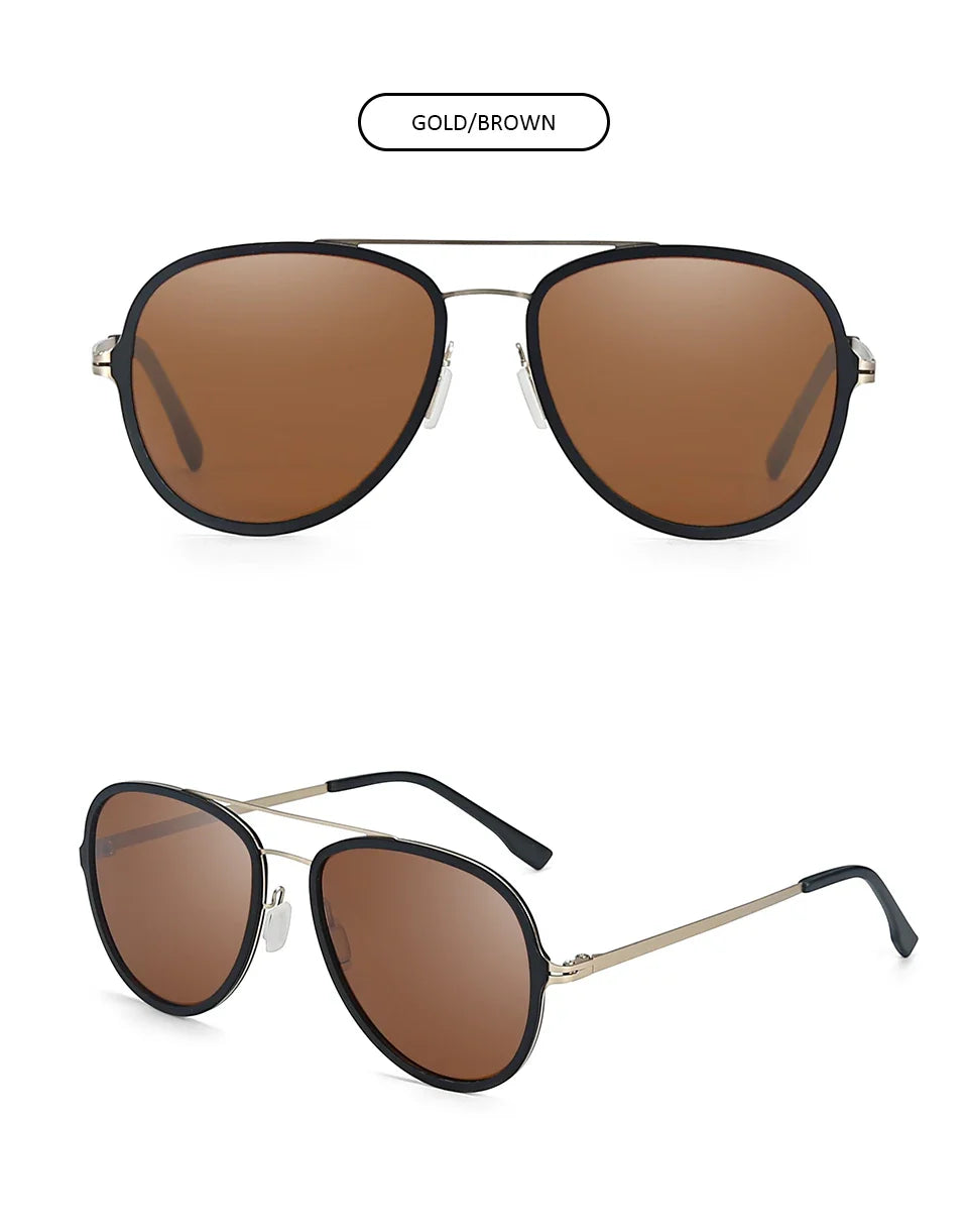 UV400 Protection Urltra-Light Sunglasses for Women Male Classic Sports Driving Polarized Pilot Sun Glasses