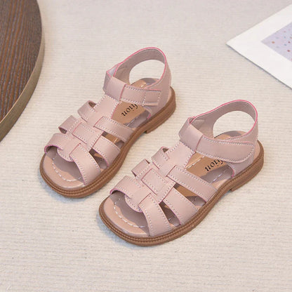 2026 Summer New Kids Sandals for Boys Girls Unisex Fashion Open Toes Candy Colors Children Beach Shoes Anti-skid Breathable Hot