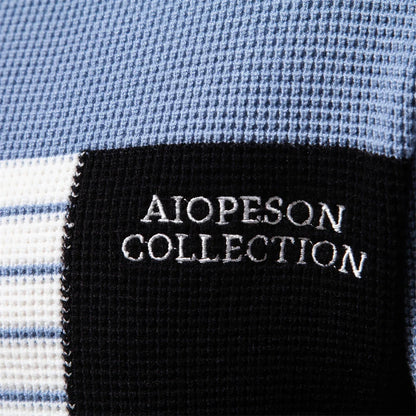 Fashion Stripe Youth Sweater for Men Casual Pullover Quality Knitted Sweater Male Winter Long Sleeved