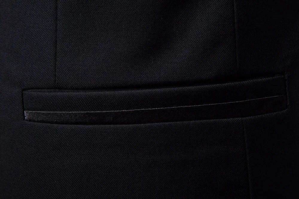 Black Stand Up Collar Blazer Coat, Men's Wedding Party Dress Jacket Fashion Slim Fit Single Breasted Jaqueta, Asian Size M-5XL