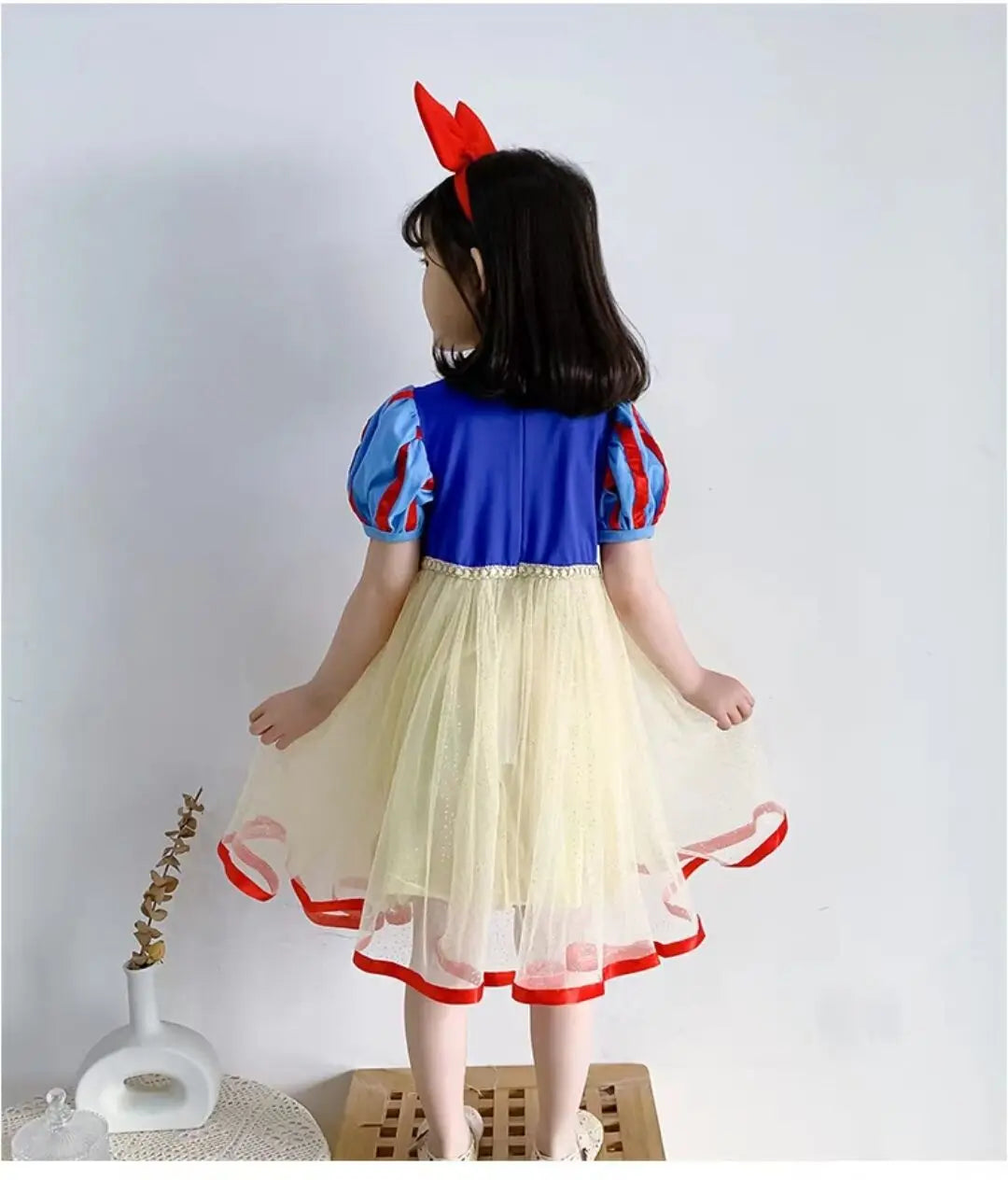 Kids Girl Snow White Dress Summer Short Sleeved Birthday Party Elsa Princess 2026 New Halloween Costume for Girls 2-8 Years Old